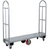 Carpet Cleaners Narrow Platform ETM Cart 16 X 63 with Handles and 6 Wheels 20181222